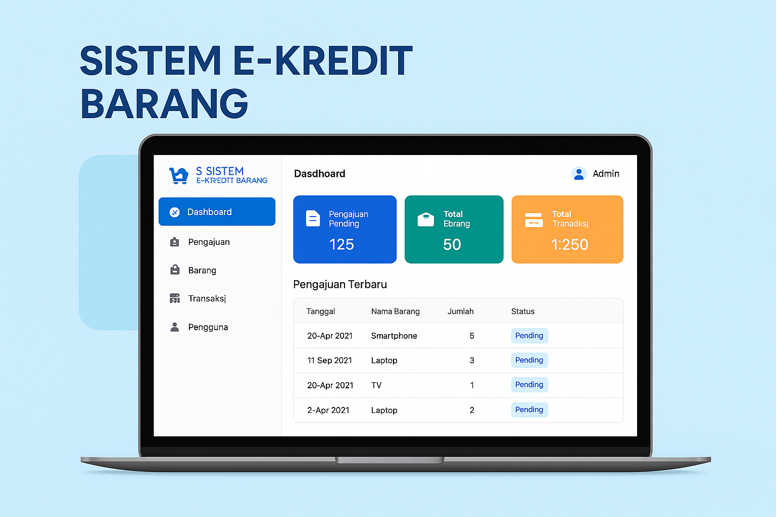 Sistem E-Kredit Barang